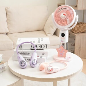 【正版三麗鷗授權】 Hello Kitty-AI渦輪掛脖風扇