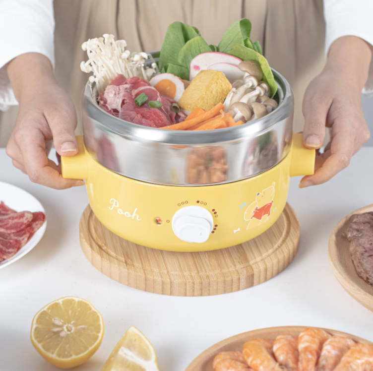 【迪士尼正版授權】維尼家族系列追劇料理鍋 - 維尼款