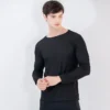 【DoDo機能服飾】男款抑菌吸排圓領內著-黑